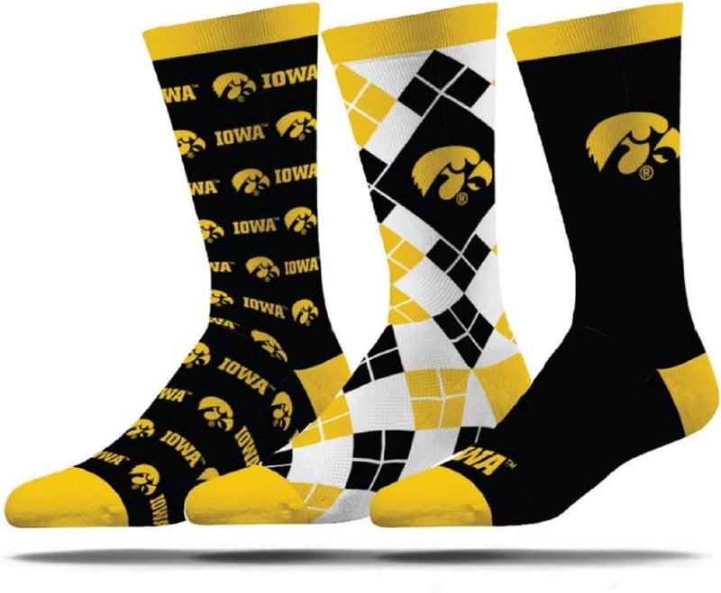 Strideline Store Mens NCAA Dress Socks- The Executive 3 Pack-One Size Fits Most - Image 1